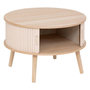 Voir la diapositive 2 : ATMOSPHERA Table Basse 2 Portes  Nysos  60cm Beige
