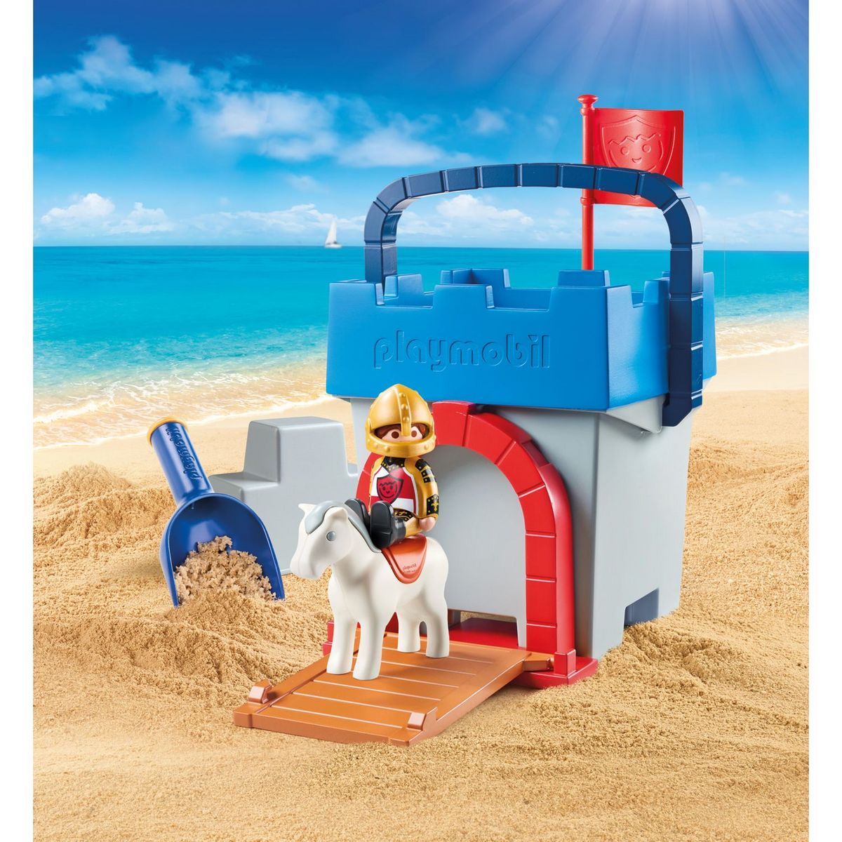 PLAYMOBIL 70340 1.2.3 SAND - Château chevalier des sables