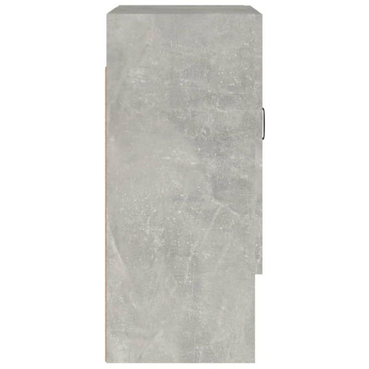 VIDAXL Armoire murale Gris béton 60x31x70 cm Bois d ingénierie