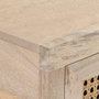 Voir la diapositive 5 : VIDAXL Table console 100x35x76 cm Bois de manguier et canne naturelle