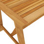 Voir la diapositive 5 : VIDAXL Table a manger de jardin 140x70x73,5 cm Bois d'acacia massif