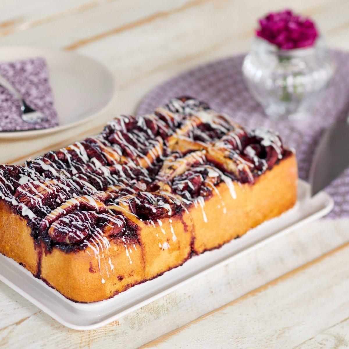 DR.OETKER Moule à charnière rectangulaire en acier émaillé avec spatule Dr. Oetker Exclusive