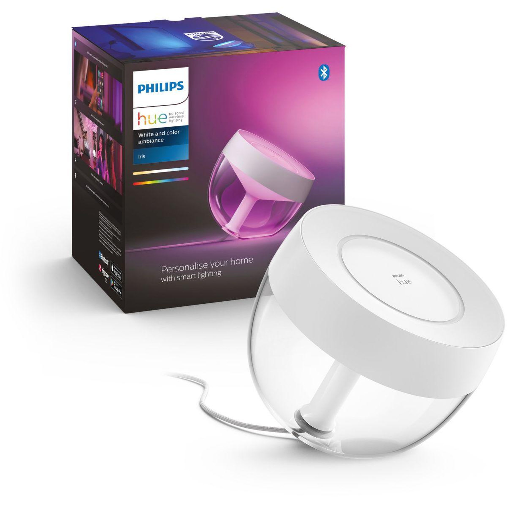PHILIPS HUE Lampe connectée iris blanc white&color ambiance