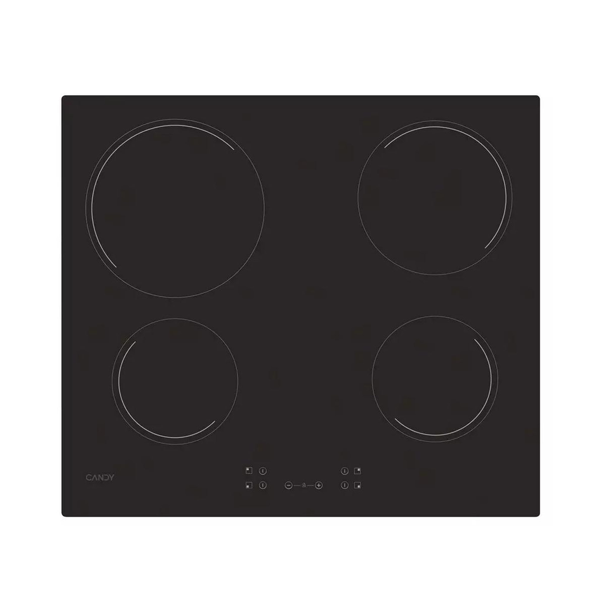 Candy Table de cuisson vitrocéramique 6500cm 60cm noir - CH64CCB