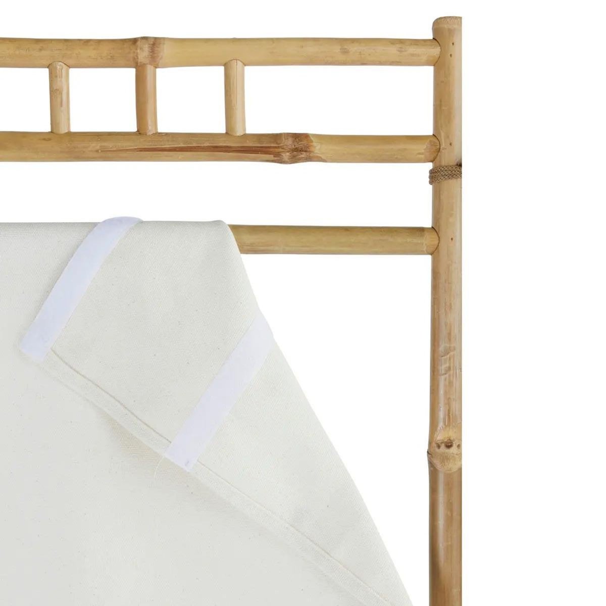 ATMOSPHERA Paravent en Bambou  Kael  135x170cm Blanc