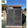 Voir la diapositive 1 : GREEN OUTSIDE Abris composite UTIL MAXI  multifonction 185x185xh200cm