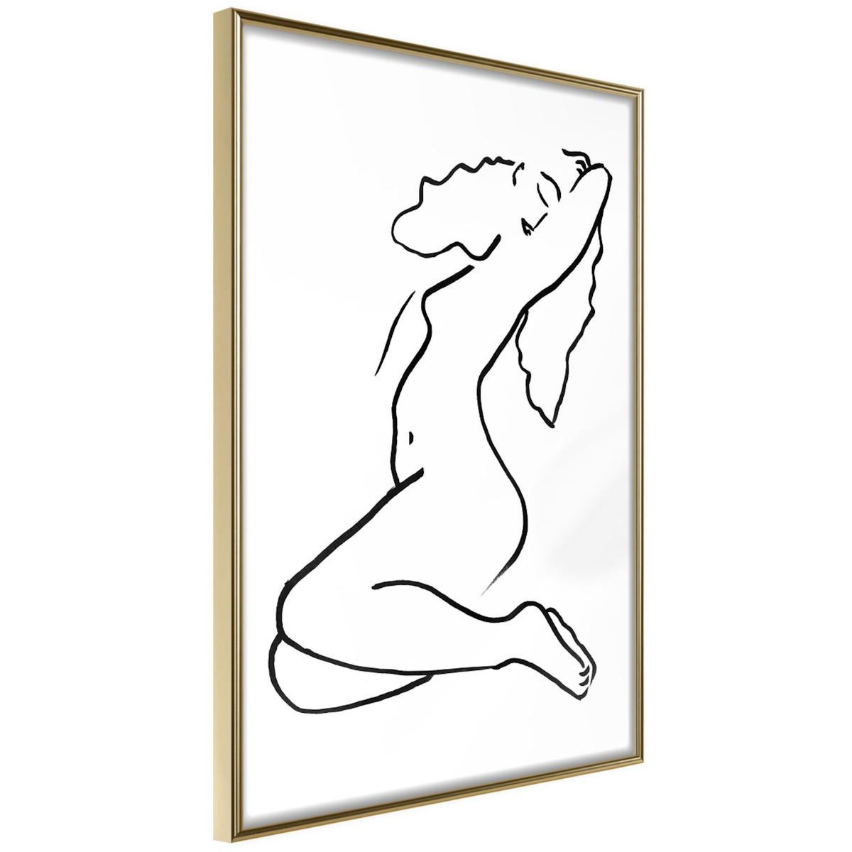 Paris Prix Affiche Murale Encadrée  Coquettish Pose