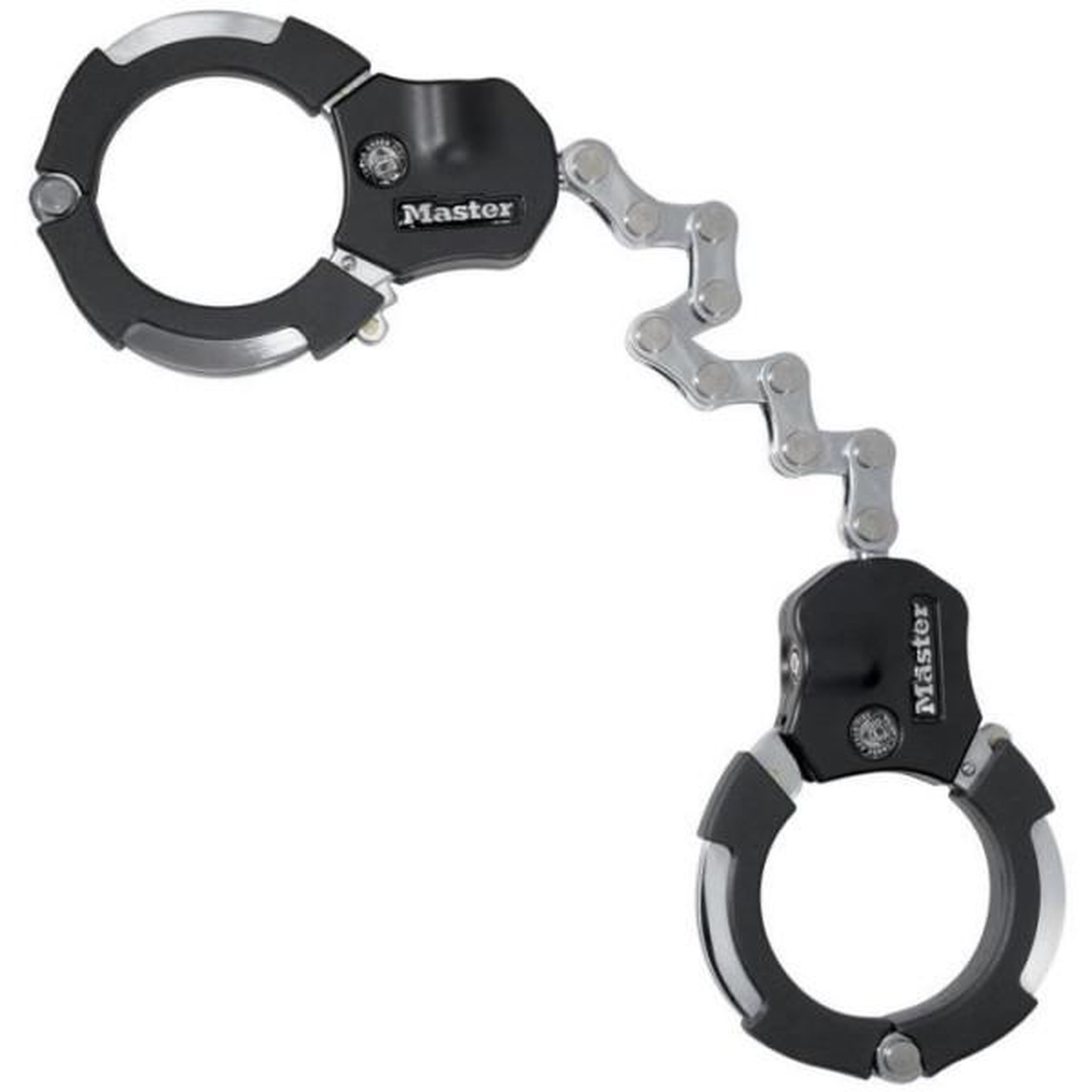 Master lock Antivol Masterlock Menottes Antivol Street Cuff en acier chromé