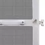 VIDAXL Moustiquaire a charniere pour portes Blanc 100 x 215 cm