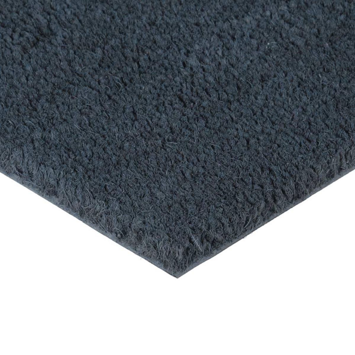 VIDAXL Tapis de porte gris fonce 90x150 cm fibre de coco touffete