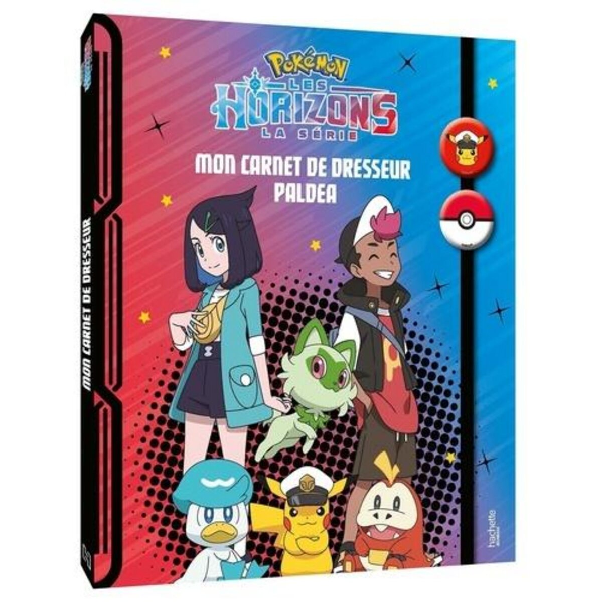 POKEMON - LES HORIZONS. MON CARNET DE DRESSEUR PALDEA. AVEC DEUX BADGES, Malandain Emilie