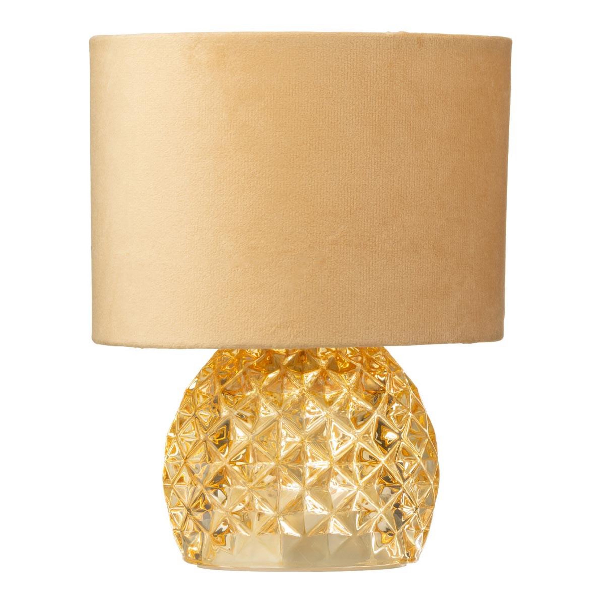 J-LINE Lampe à poser en verre  led  23cm doré
