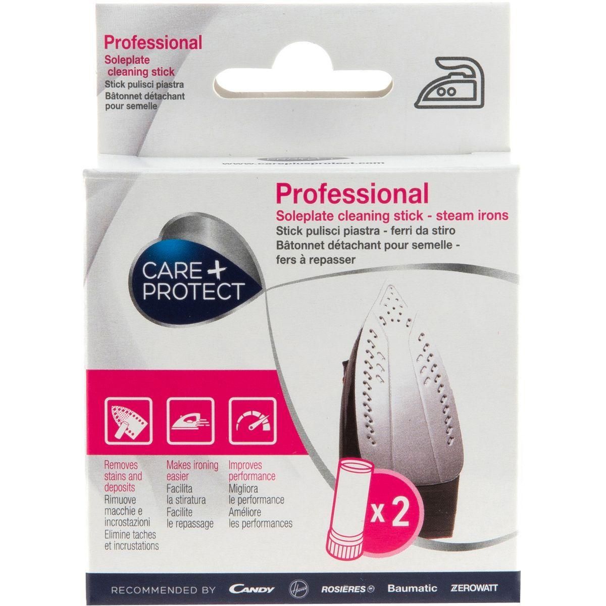 CARE PROTECT Bâtonnet détachant pour semelle de fer à repasser