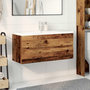 Voir la diapositive 3 : VIDAXL Armoire lavabo avec bassin integre vieux bois