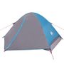 Voir la diapositive 2 : VIDAXL Tente de camping a dome 4 personnes bleu impermeable