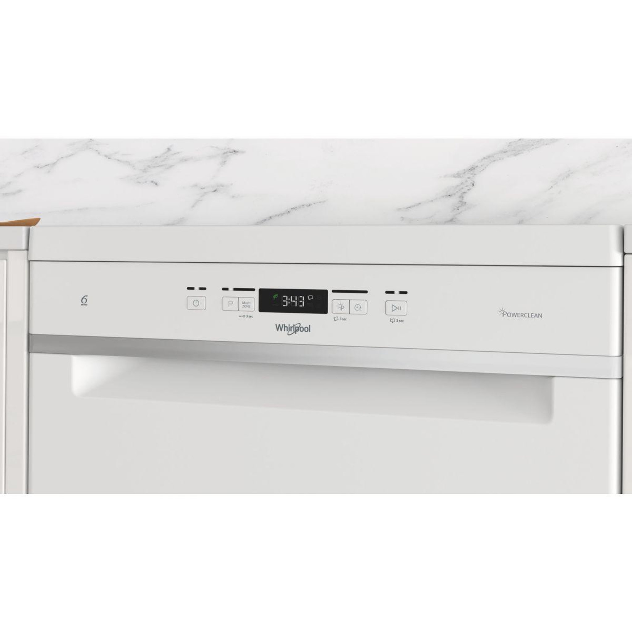 Voir la diapositive 4 : Whirlpool Lave vaisselle 60 cm W3FD634 6ème Sens