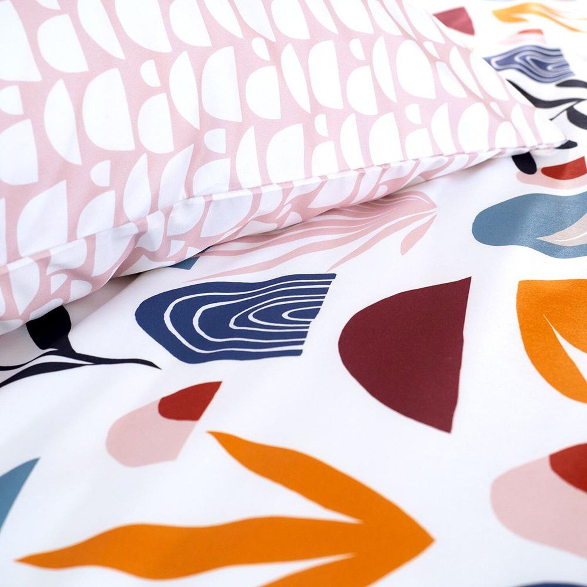 Voir la diapositive 5 : Home collection Parure housse de couette 100%polyester 72gsm domy