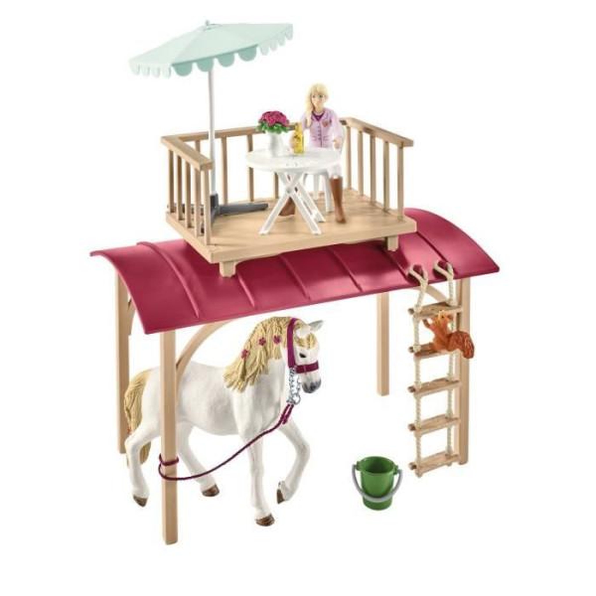 Voir la diapositive 4 : Schleich Caravane rencontres secretes, coffret schleich avec 1 cheval schleich inclus, coffret figurines pour enfants de 5 ans - schleich