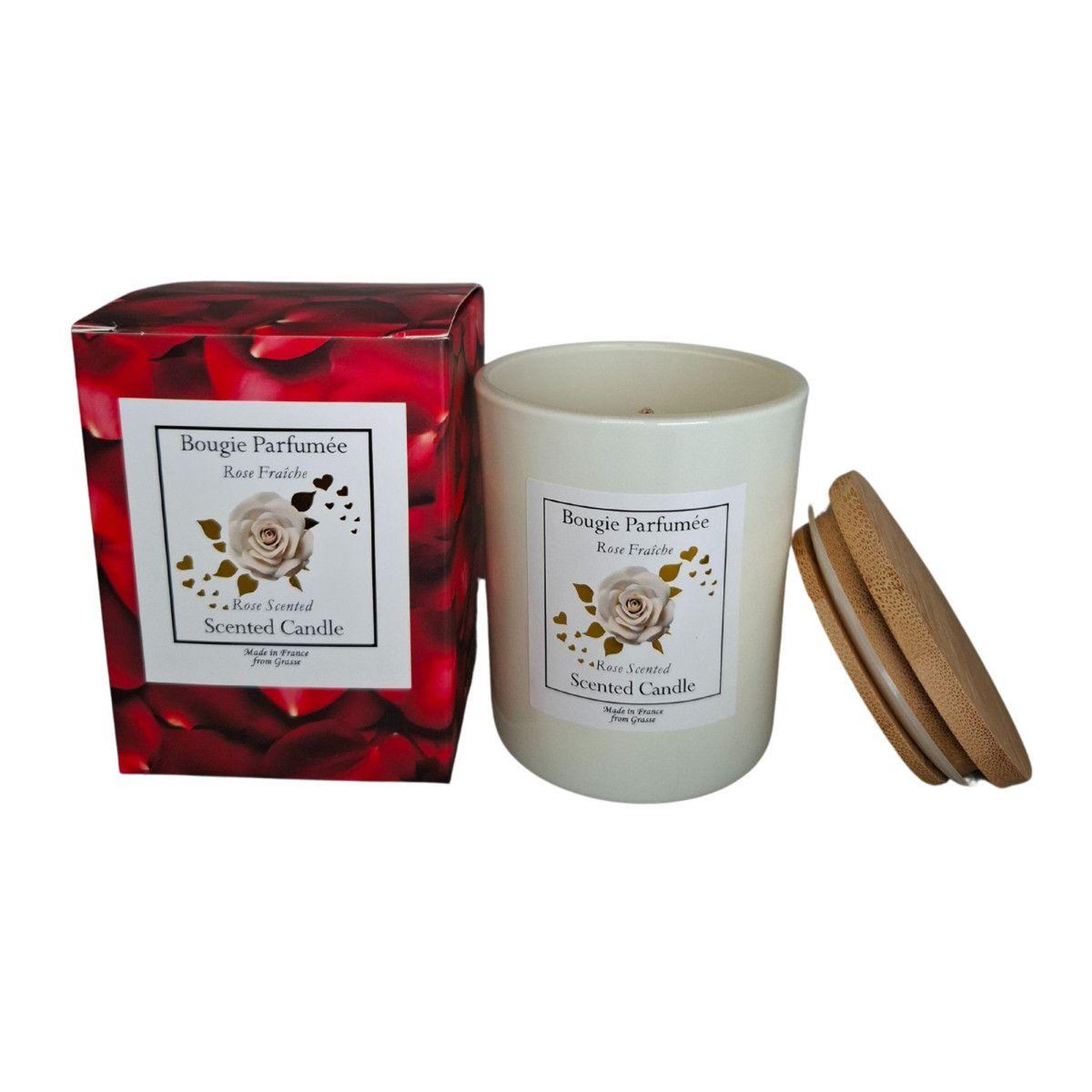 SC CRYSTAL Bougie parfumée à la rose