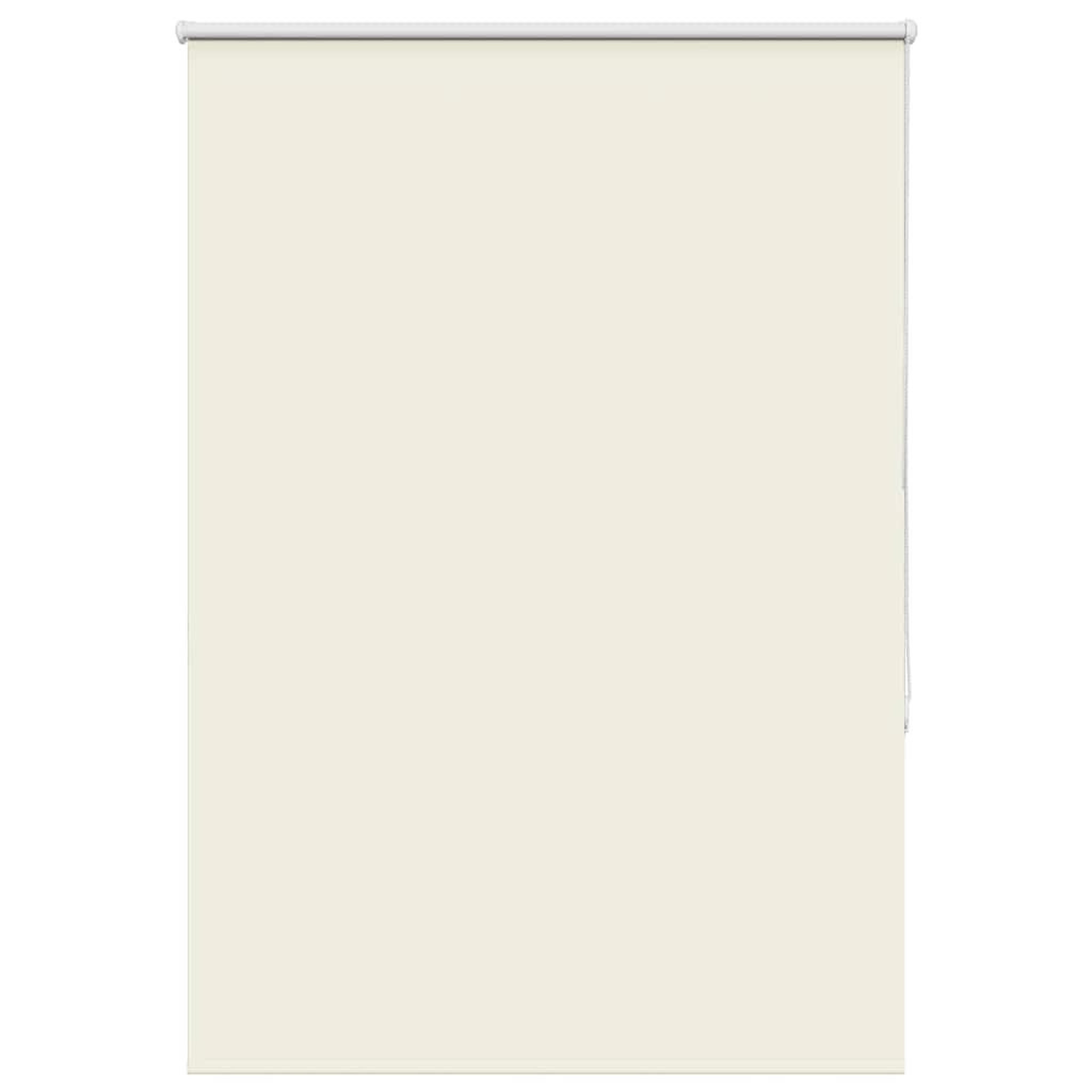 VIDAXL Store enrouleur occultant blanc casse 110x150 cm largeur tissu