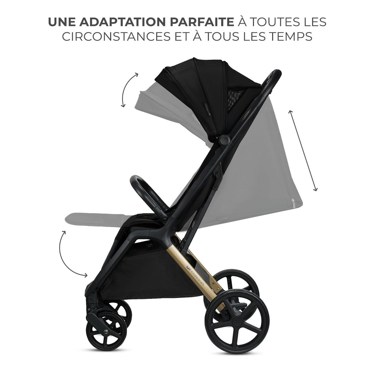 KINDERKRAFT Poussette loom pratique et confortable