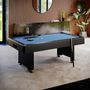 Voir la diapositive 4 : SOKKER Billard Américain convertible Table dinatoire - 212 x 118 x 86 cm - Retour de boules automatique et Accessoires inclus