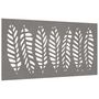 Voir la diapositive 3 : VIDAXL Decoration murale jardin 105x55 cm acier corten design feuille