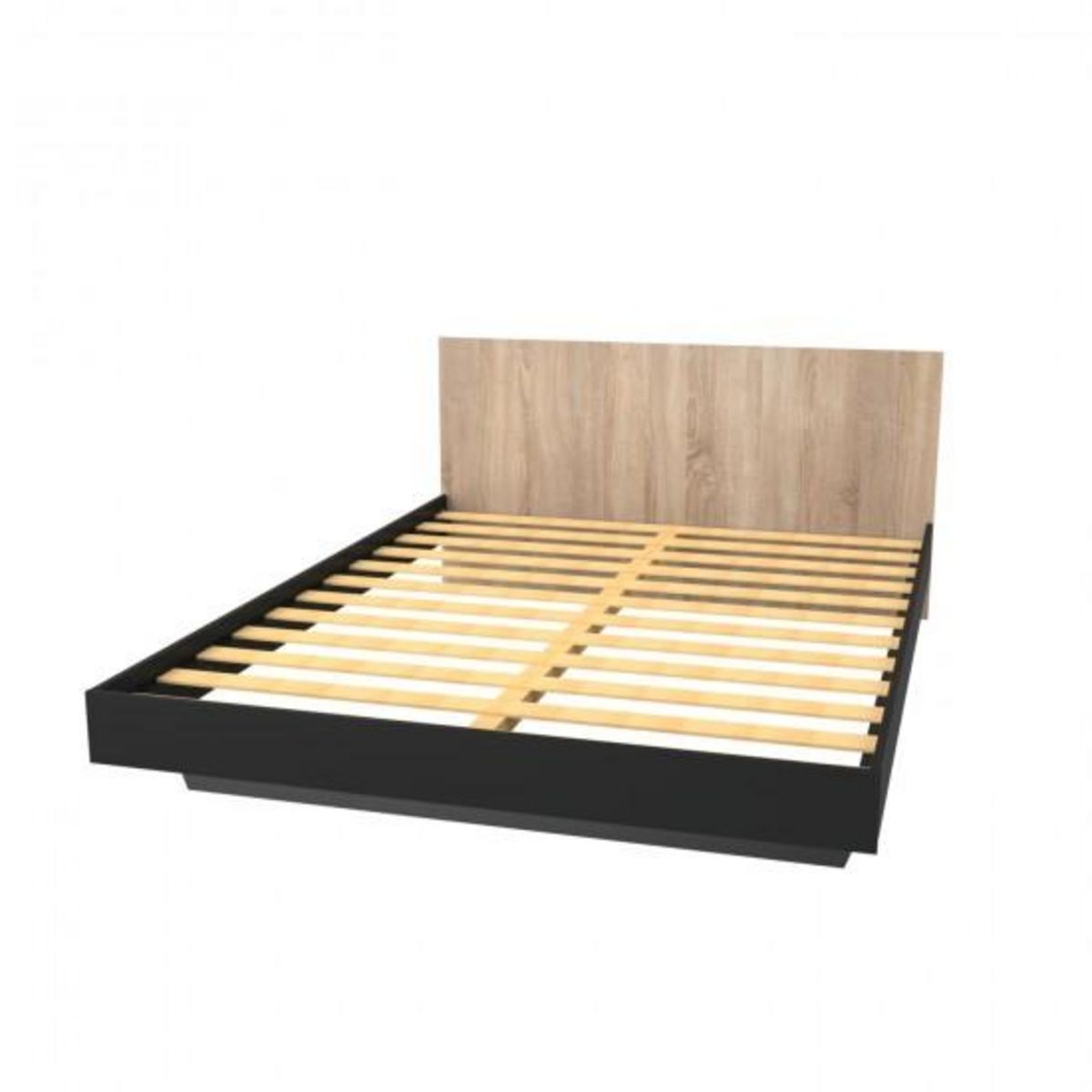 Lit double 160x200 cm avec tête de lit LAGOS