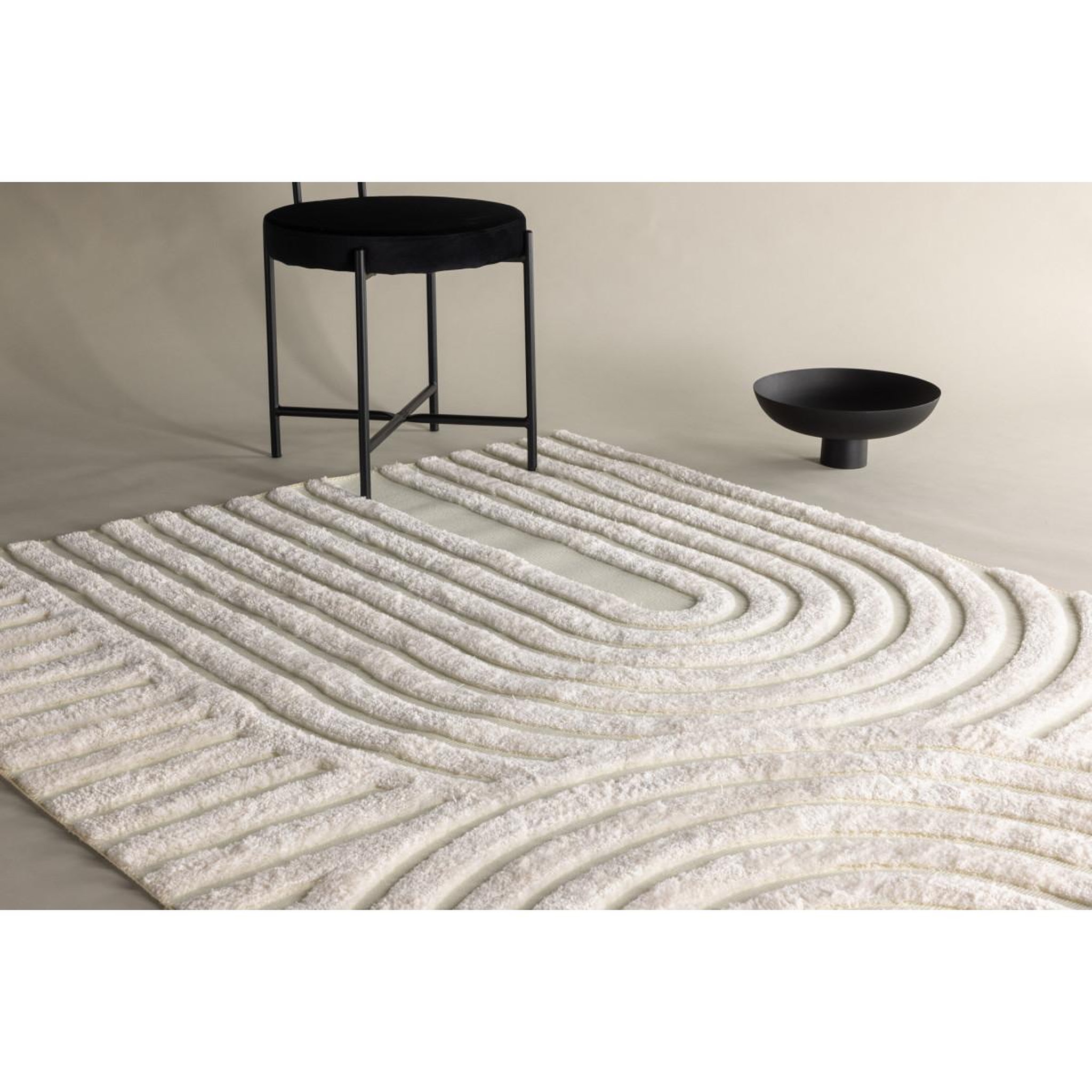 Voir la diapositive 4 : Paris Prix Tapis déco  nikita  200x290cm naturel