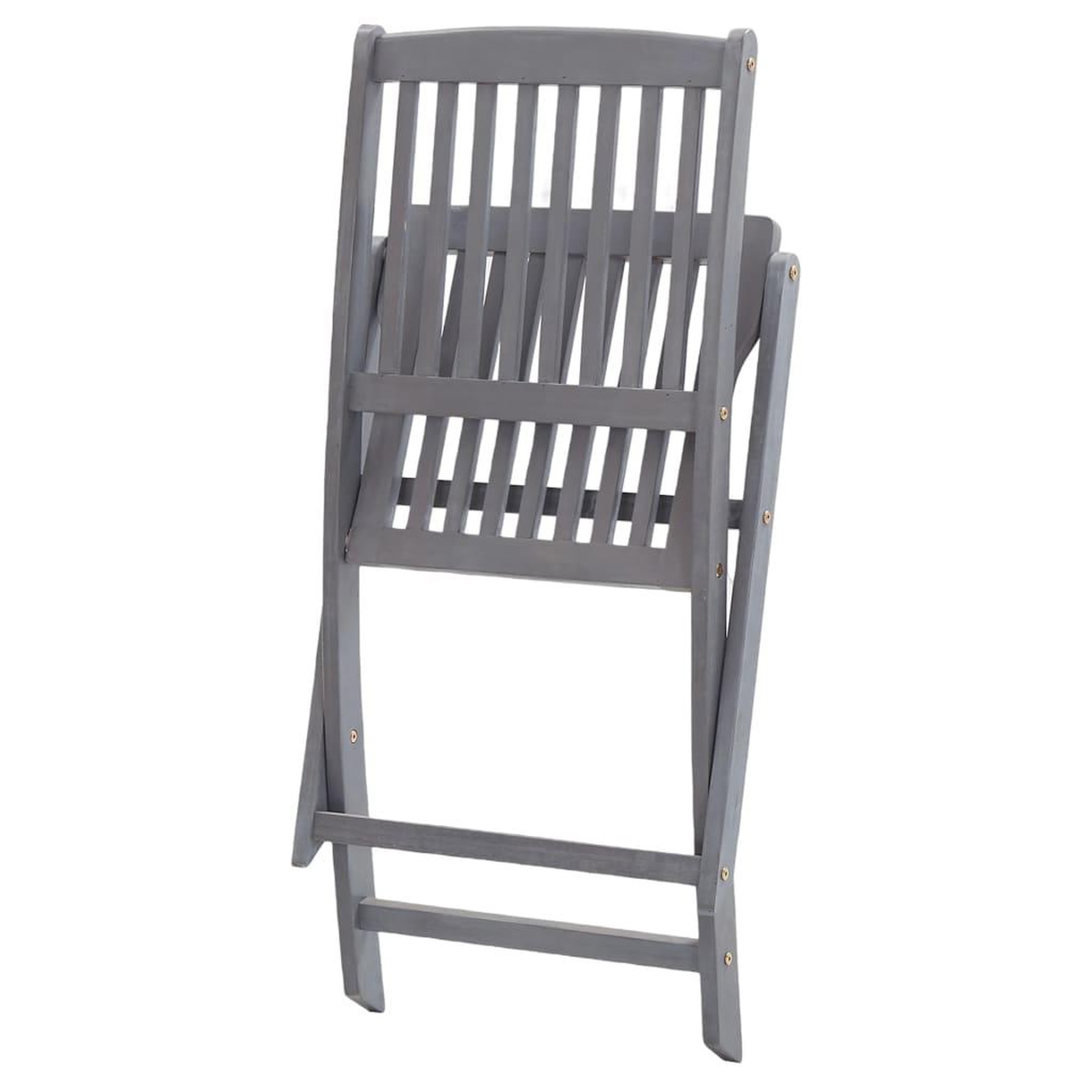 Voir la diapositive 4 : VIDAXL Chaises pliables d'exterieur lot de 8 et coussins Bois d'acacia
