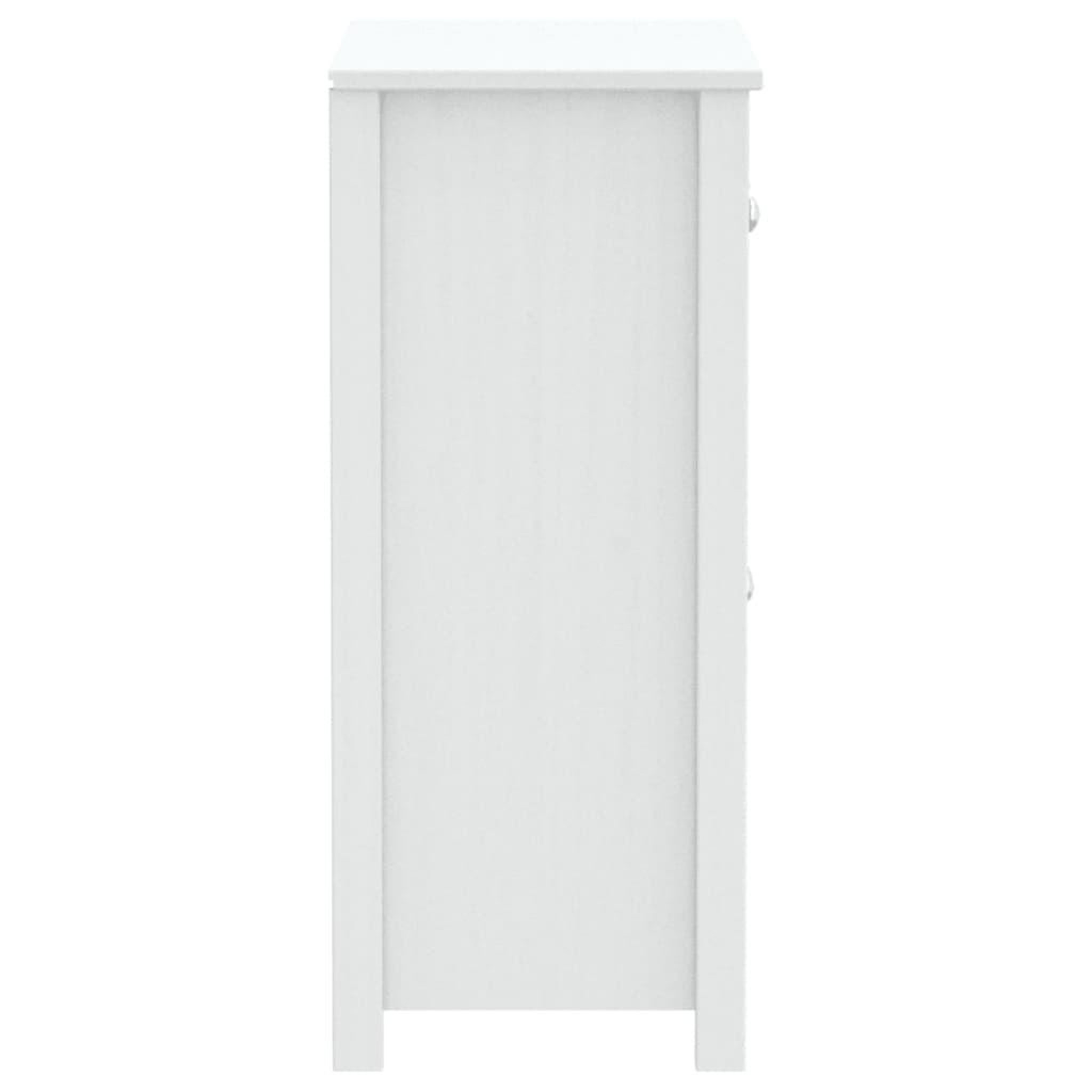 Voir la diapositive 5 : VIDAXL Armoire de salle de bain BERG blanc 69,5x34x80 cm pin massif
