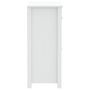 Voir la diapositive 5 : VIDAXL Armoire de salle de bain BERG blanc 69,5x34x80 cm pin massif