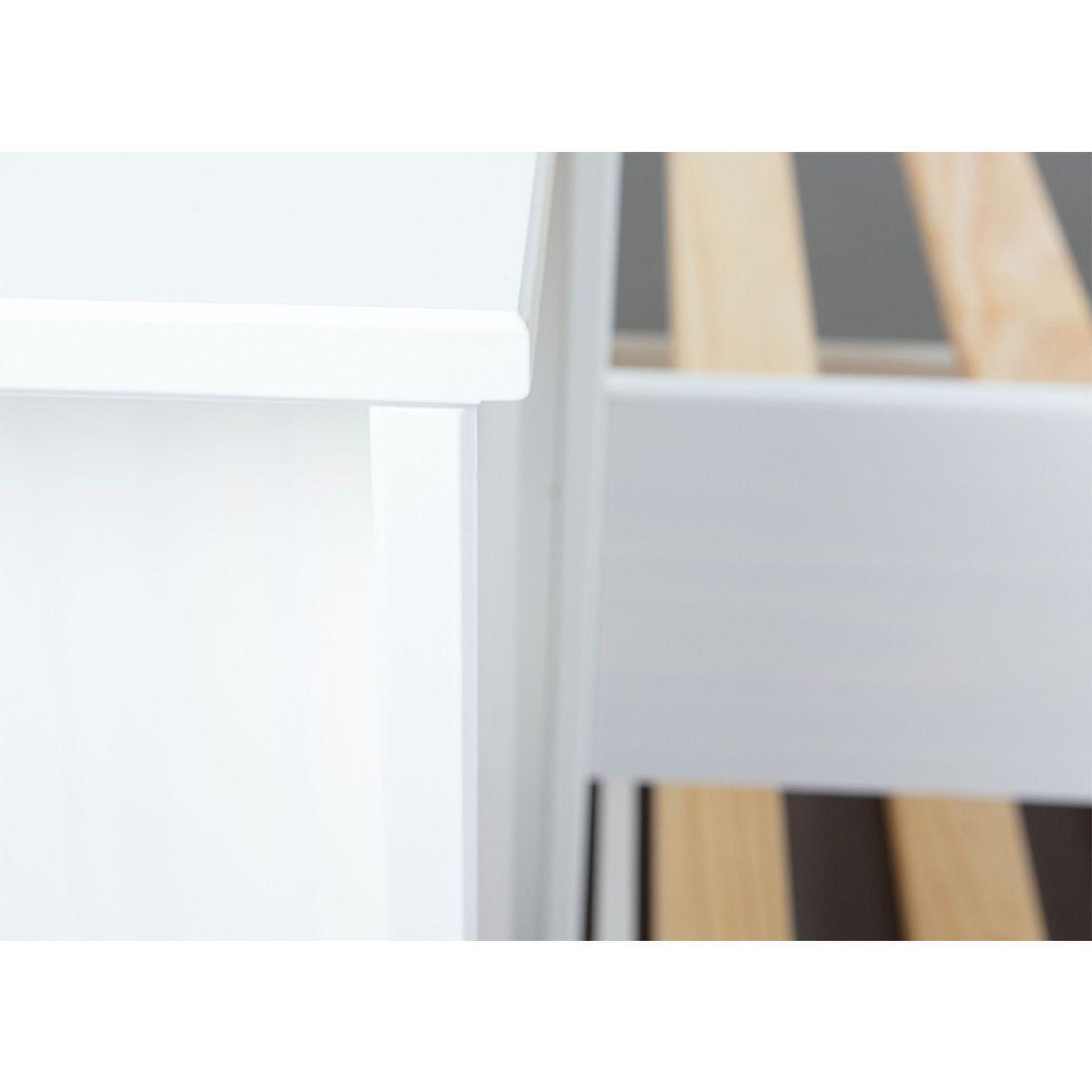 Voir la diapositive 3 : INTERLINK Lit enfant gigogne  travis  90x200cm blanc