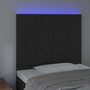 Voir la diapositive 3 : VIDAXL Tete de lit a LED Noir 100x5x118/128 cm Velours