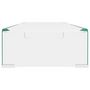 Voir la diapositive 4 : VIDAXL Meuble TV/pour moniteur 80x30x13 cm verre transparent
