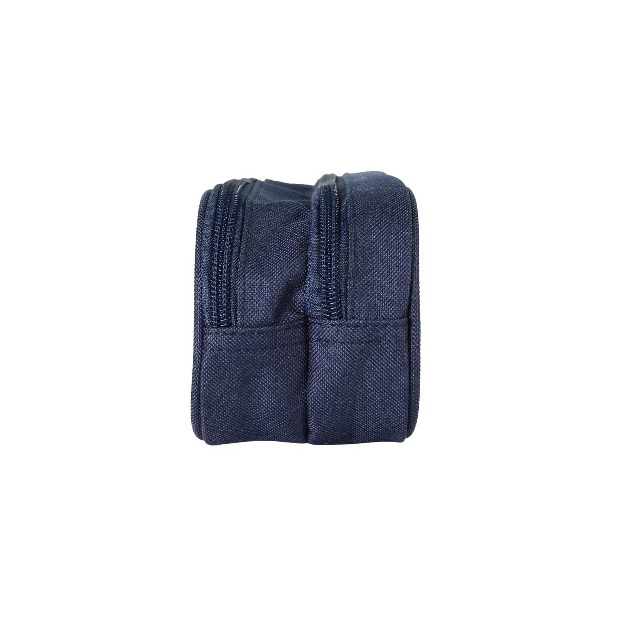 Voir la diapositive 3 : Bagtrotter Bagtrotter - Lili Lou  - Trousse Scolaire Rectangulaire - Marine  - 2 Compartiments Zippés - 23x7x10cm - Matière Polyester - Accessoire et Papeterie Scolaire