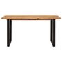 Voir la diapositive 2 : VIDAXL Table de salle a manger 154x80x76 cm Bois d'acacia solide