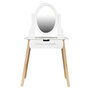 Voir la diapositive 1 : Paris Prix Coiffeuse Enfant 1 Tiroir  Louise  109cm Blanc
