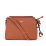 MANOUKIAN Sac à Bandoulière Camel Femme Manoukian OLIVIA. Coloris disponibles : Marron