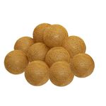 ATMOSPHERA Guirlande LED 10 boules - Orange ocre