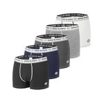 SERGE BLANCO Lot de 5 Boxers Serge Blanco coton homme Class'. Coloris disponibles : Gris