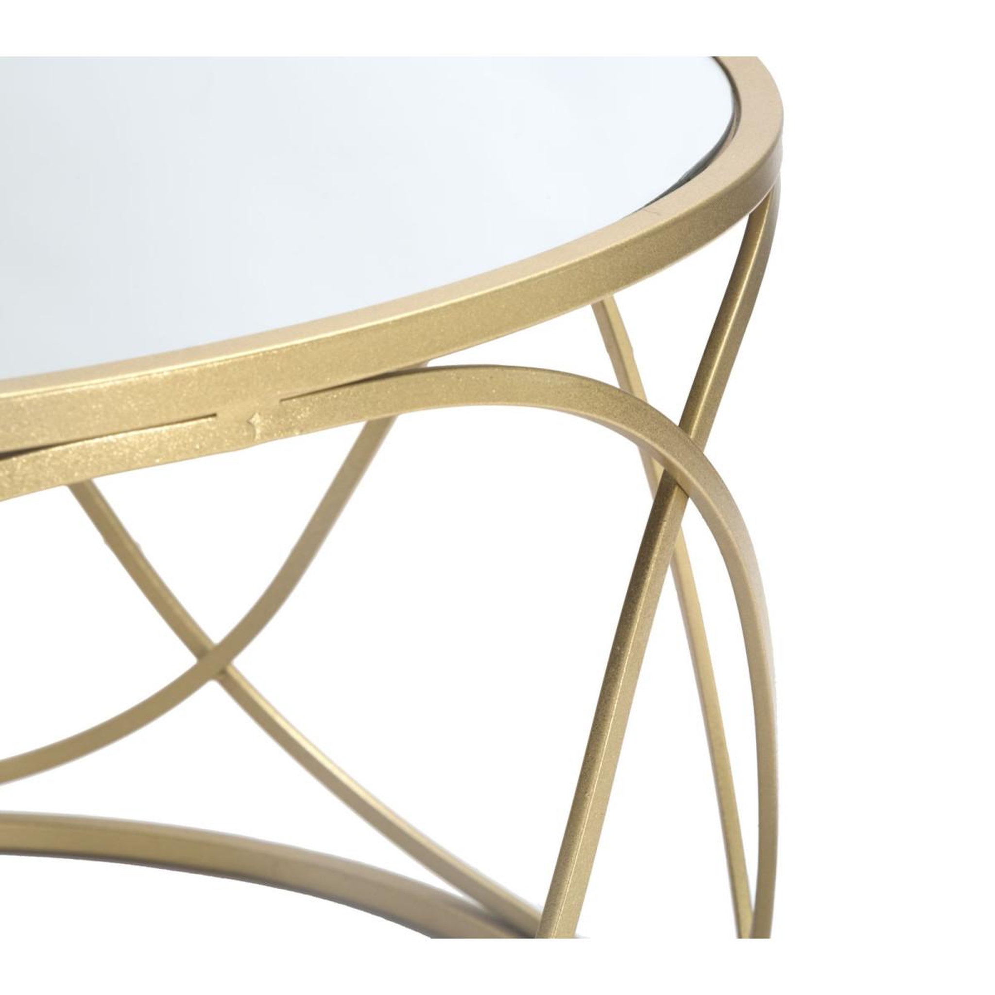 Voir la diapositive 4 : Paris Prix Table basse design  lury  70cm or
