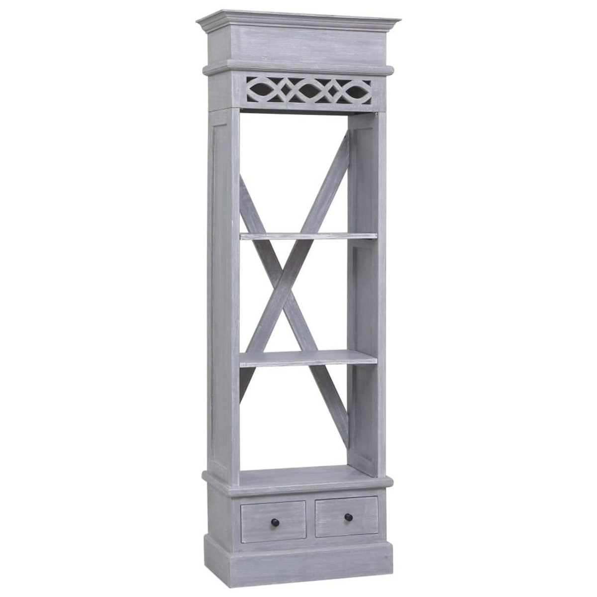 VIDAXL Buffet 60x30x175 cm Bois d'acajou massif