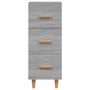 Voir la diapositive 5 : VIDAXL Buffet Sonoma gris 34,5x34x90 cm Bois d'ingenierie