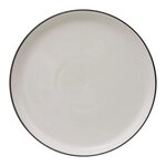 SECRET DE GOURMET Lot de 6 Assiettes Plates  Alix  27cm Blanc