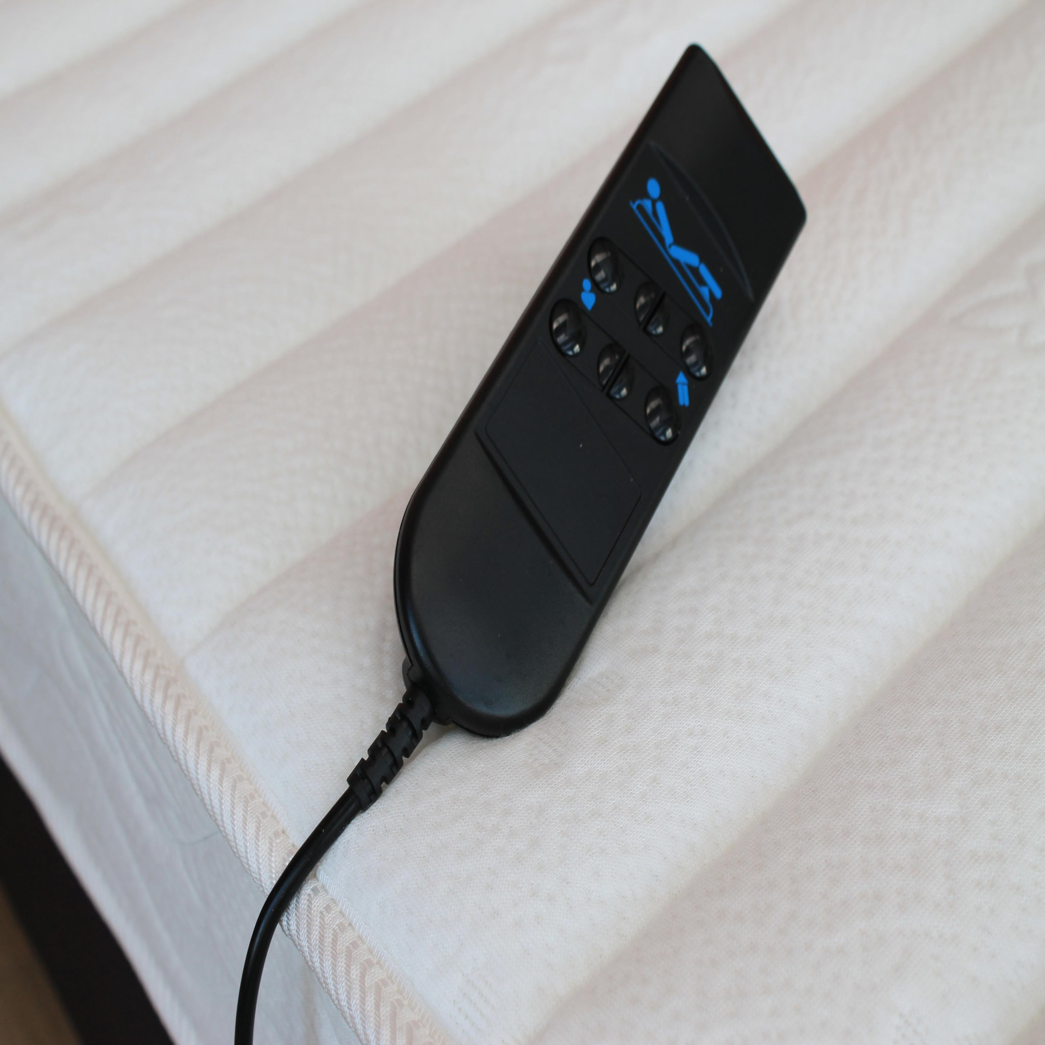 Voir la diapositive 5 : Ensemble relaxtion TPR électrique accueil mousse mémoire de forme + mousse Haute Résilience + sommier  2x80x200 cm DORSOTONIC