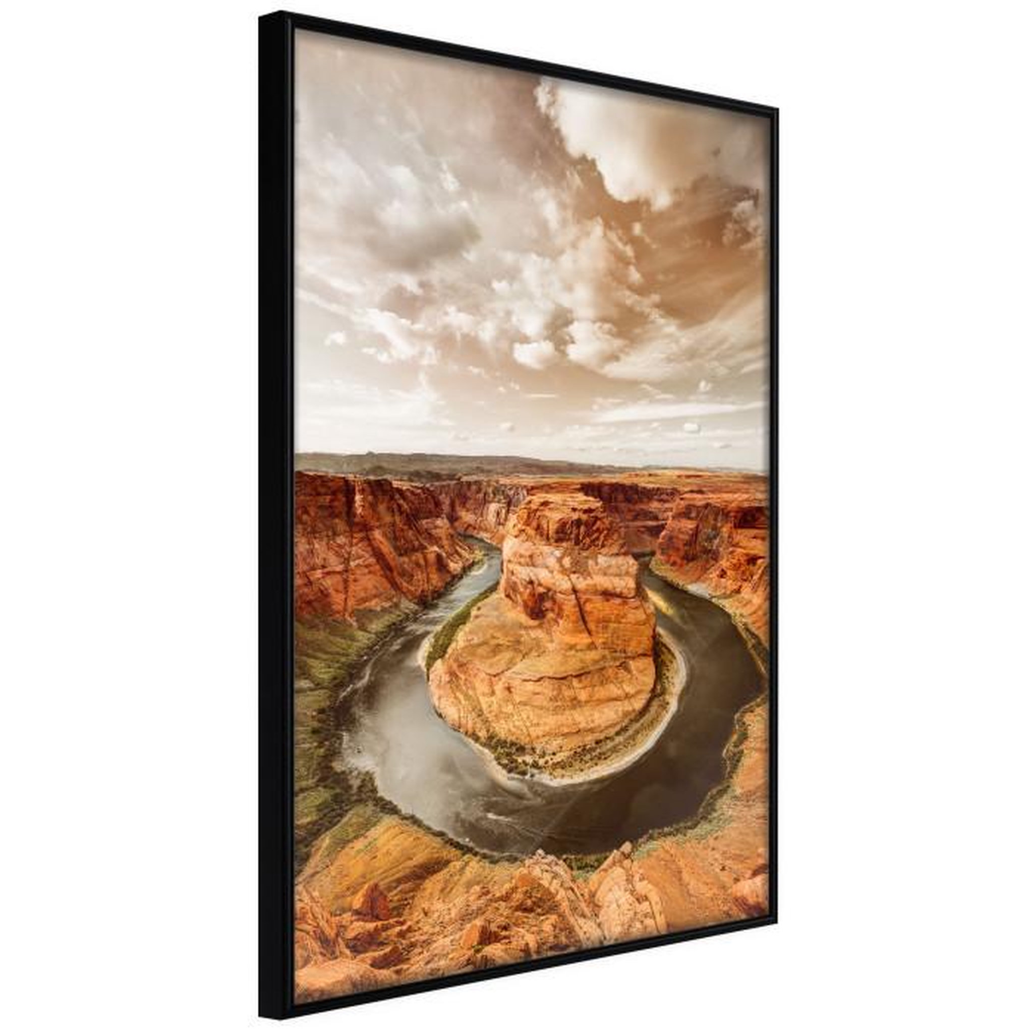 Paris Prix Affiche Murale Encadrée  Colorado River. Coloris disponibles : Noir, Jaune