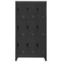 Voir la diapositive 2 : VIDAXL Armoire a casiers Anthracite 90x45x180 cm Acier