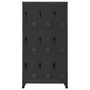 Voir la diapositive 2 : VIDAXL Armoire a casiers Anthracite 90x45x180 cm Acier