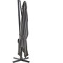 Voir la diapositive 2 : GARDENSTAR Parasol déporté  - Aluminium et polyester - 3x4 m - gris 